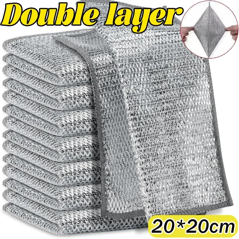 

Стальные тряпки из микрофибры