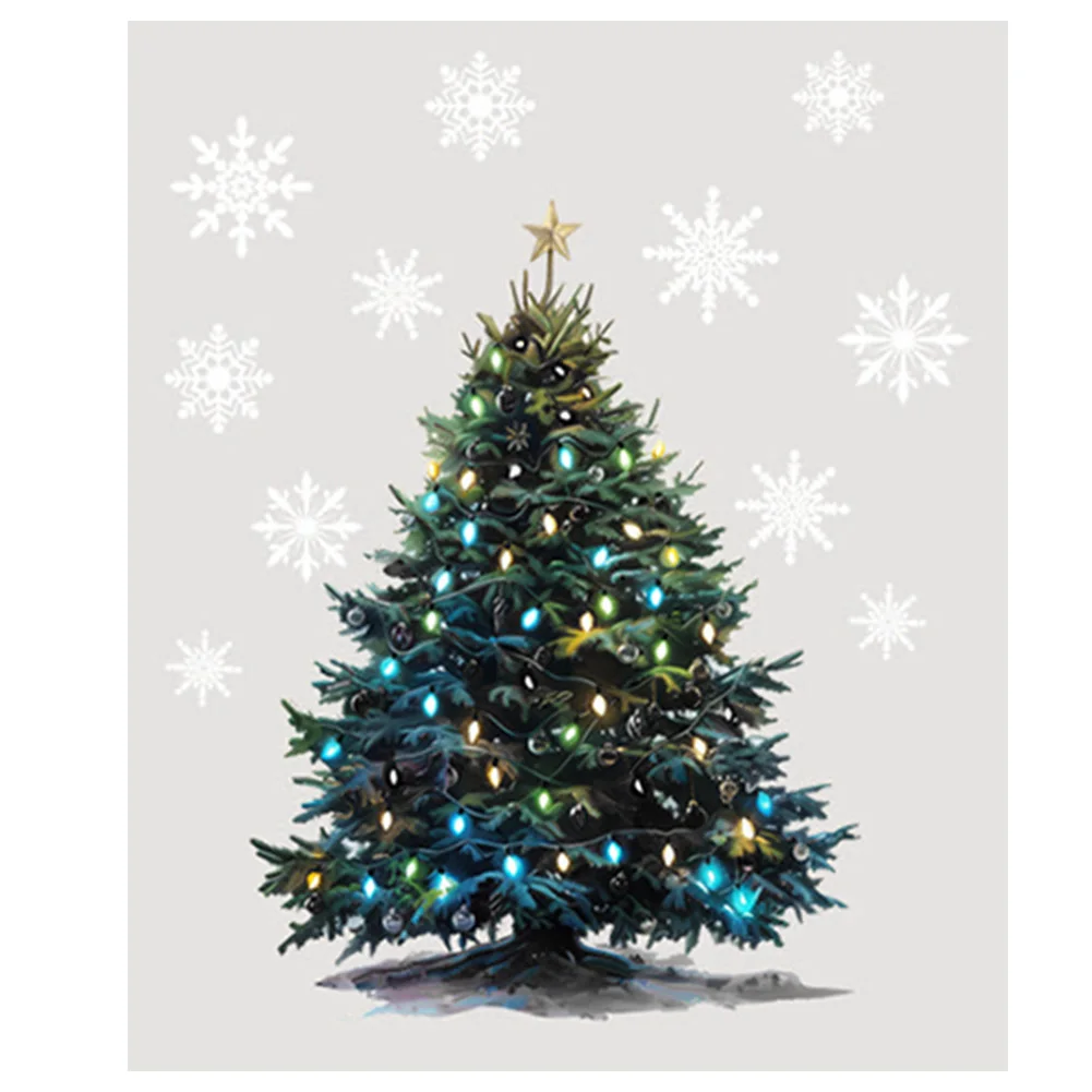 

Рождественские наклейки для окна LEENKEA