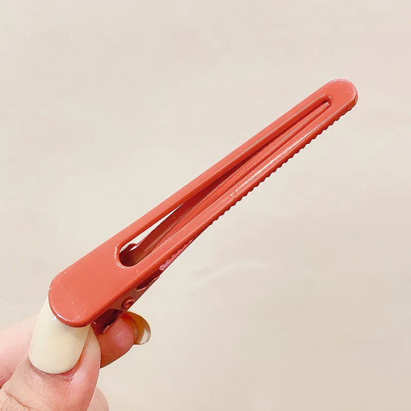 Большая заколка для макияжа волос с фиксированным клювом и челкой