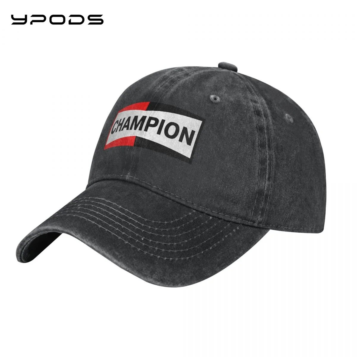 

Champion Baseball Caps for Men Women Vintage Washed Cotton Dad Hats Print Snapback Cap Hat