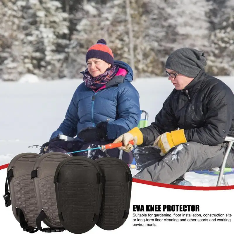 

1 пара износостойких наколенников для занятий спортом на открытом воздухе, теплый протектор колена из ЭВА, качественное рыболовное снаряжение, Товары для рыбалки