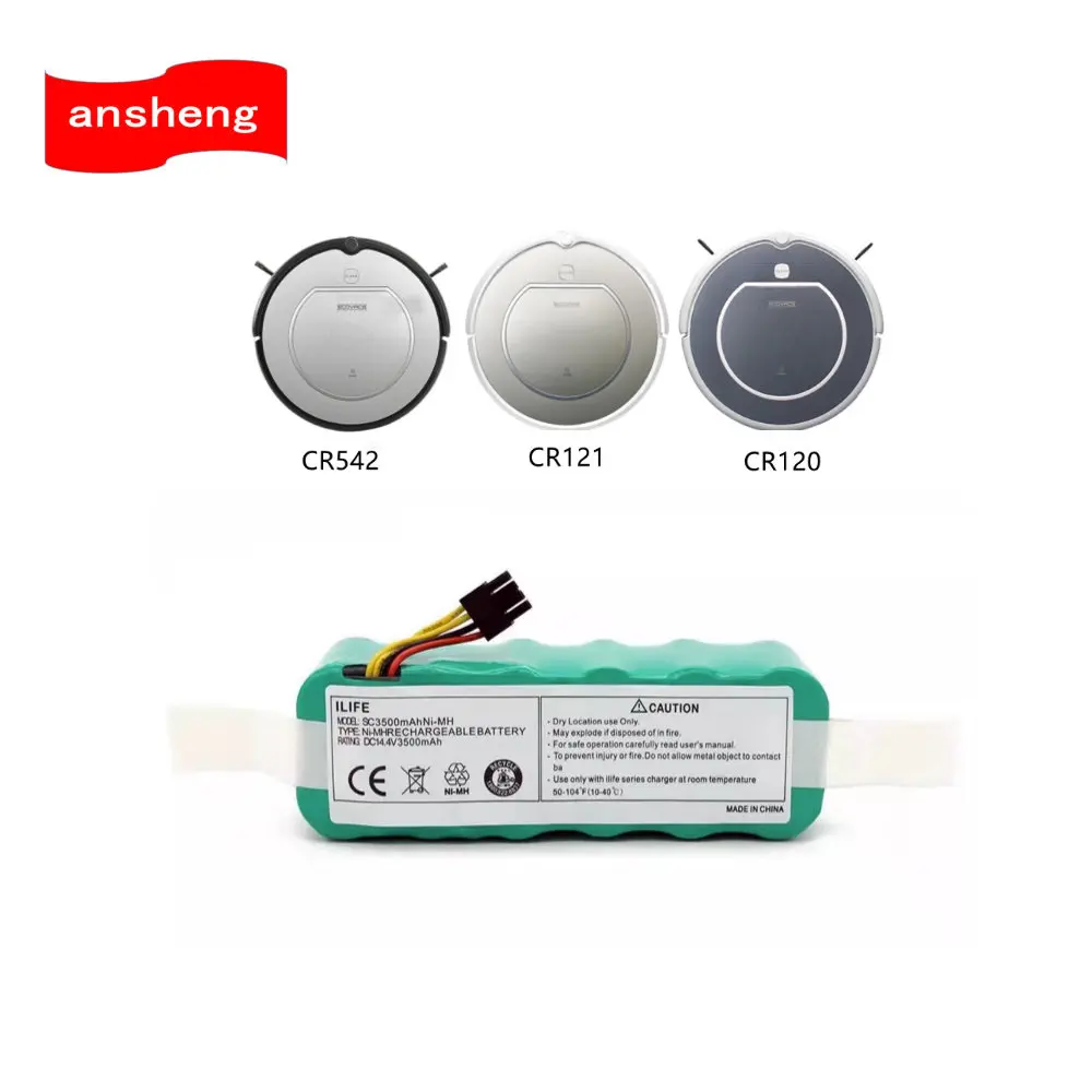 Аккумулятор для пылесоса Panda X500 DibeaX500 X580 X900 Haier T322 T321 T320 CR120 CR121 CR540, 14,4 В, 3500 мАч