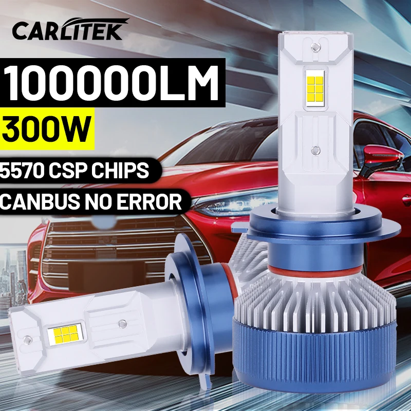 

Canbus H7 H1 H4 H11 LED Headlights 300W 100000LM 9012 HIR2 H8 H9 9005 9006 HB3 HB4 Extremely High Power 6000K 5570 CSP Chips LED