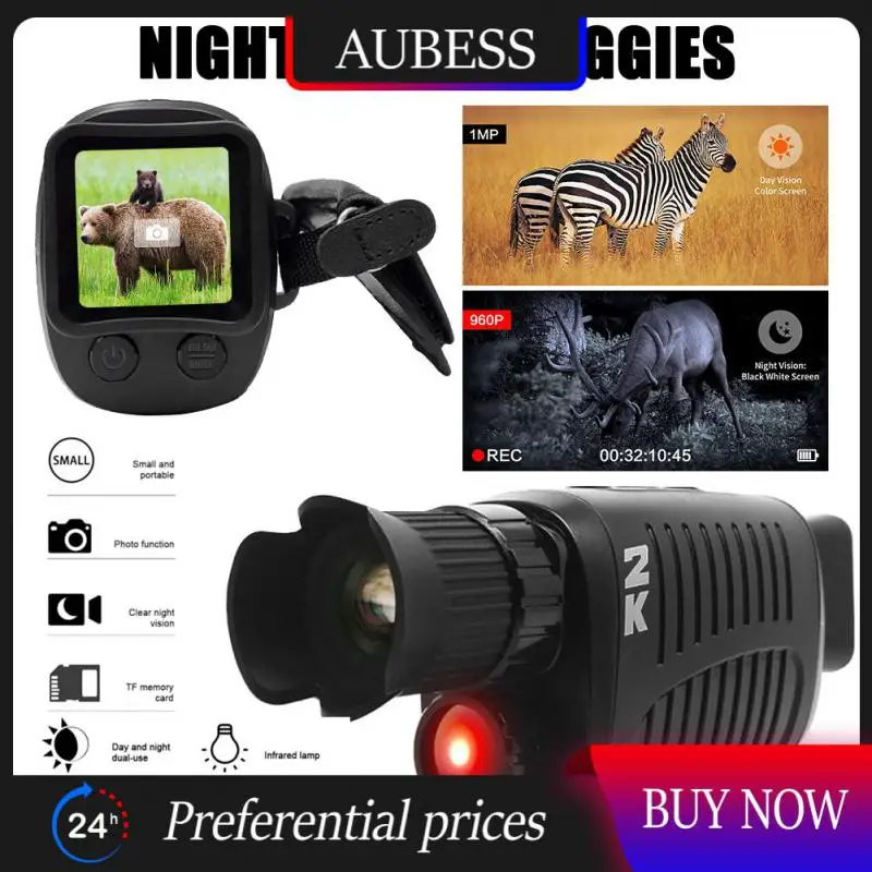

Прозрачная ночная монокулярная камера, очки Nigit-sion, монокулярная Камера чистого цвета, полнофункциональная инфракрасная камера 1080p для ночного видения