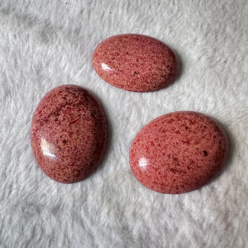 Оптовая продажа 2 шт./Партия красная императорская яшма бисер кабошон 30x40 мм