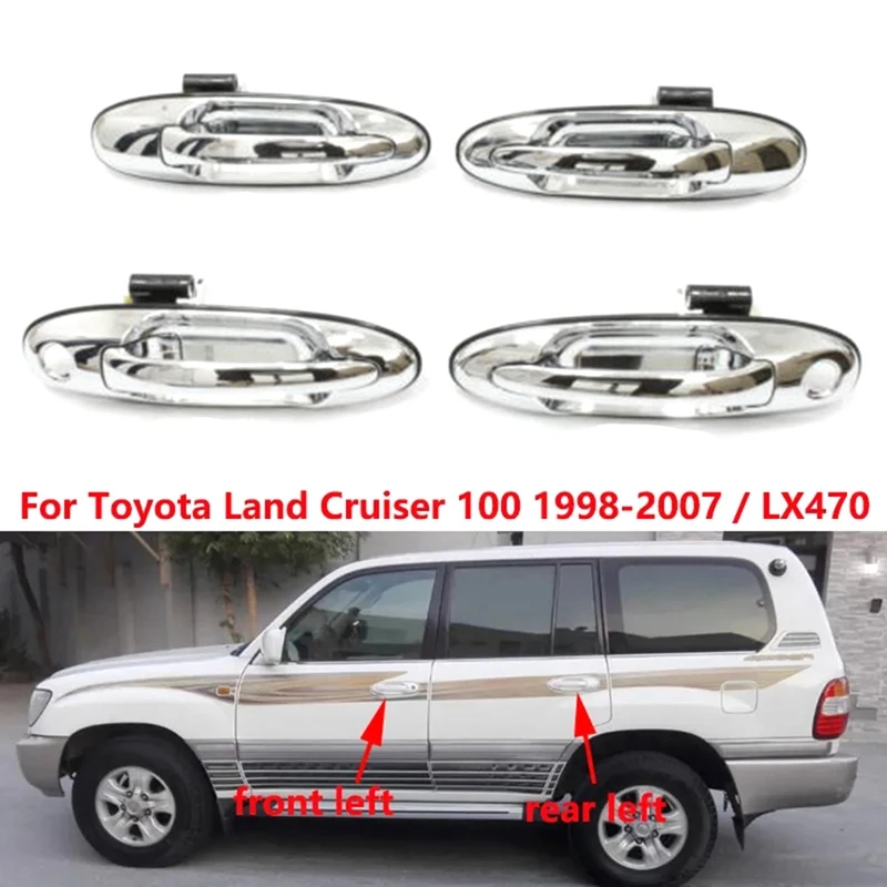 4шт Автомобильная передняя Задняя Левая Правая Наружная ручка наружной двери для