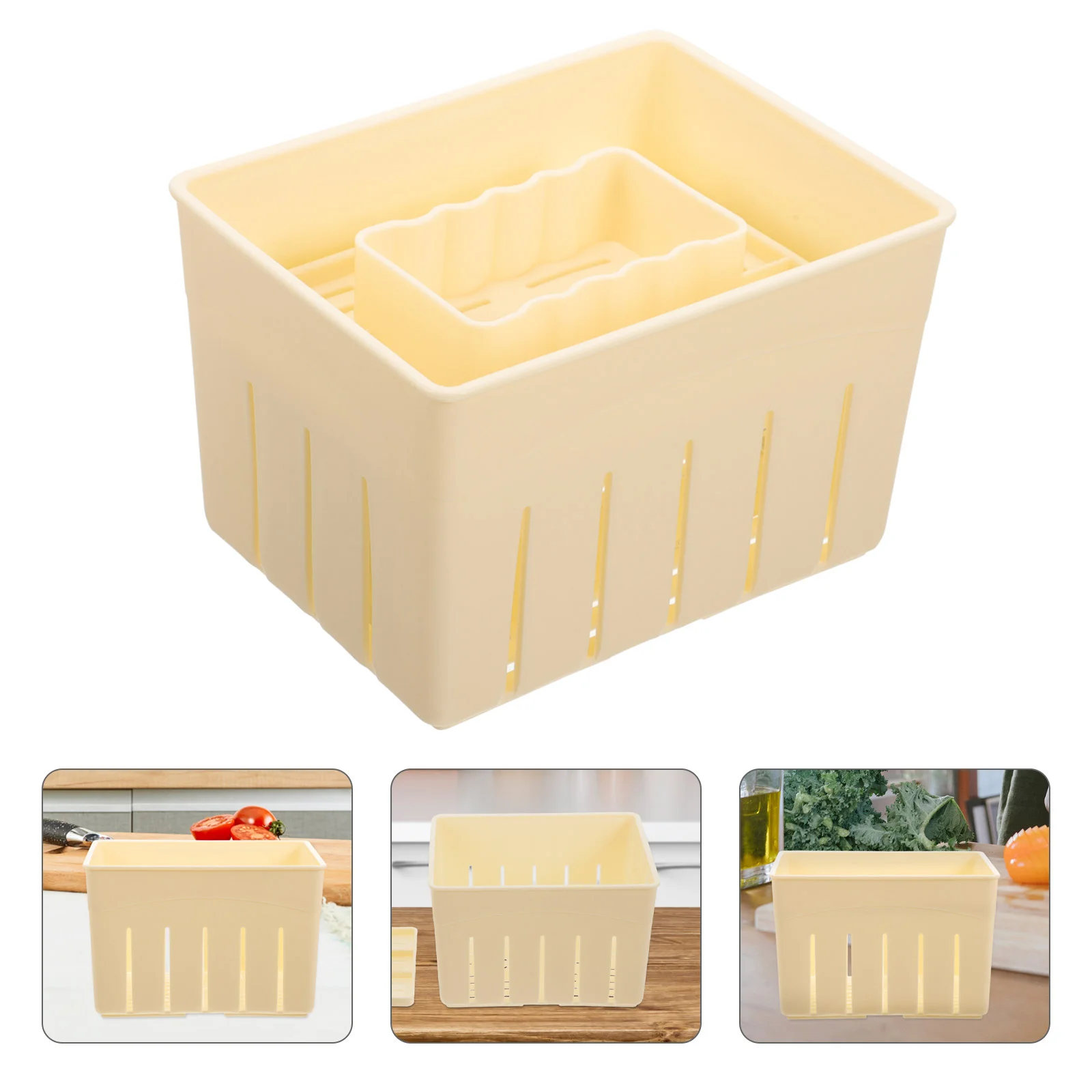 

3 Sets Cheese Making Supplies Home Tofu Presser Wood Tools Presses Mould Practical Mold Household