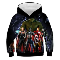 marvel superhero captain america hulk spiderman hoodies for kids boys girls sweatshirts fashion childrens hoodies 3 to 14 ys