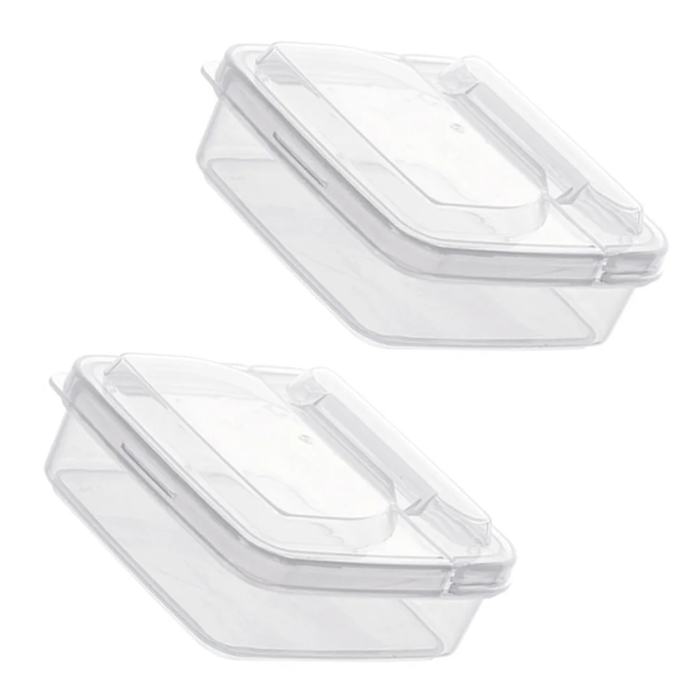 

Snack Butter Cheese Storage Cases Food Serving Dishes Slice Holders Fresh-keeping