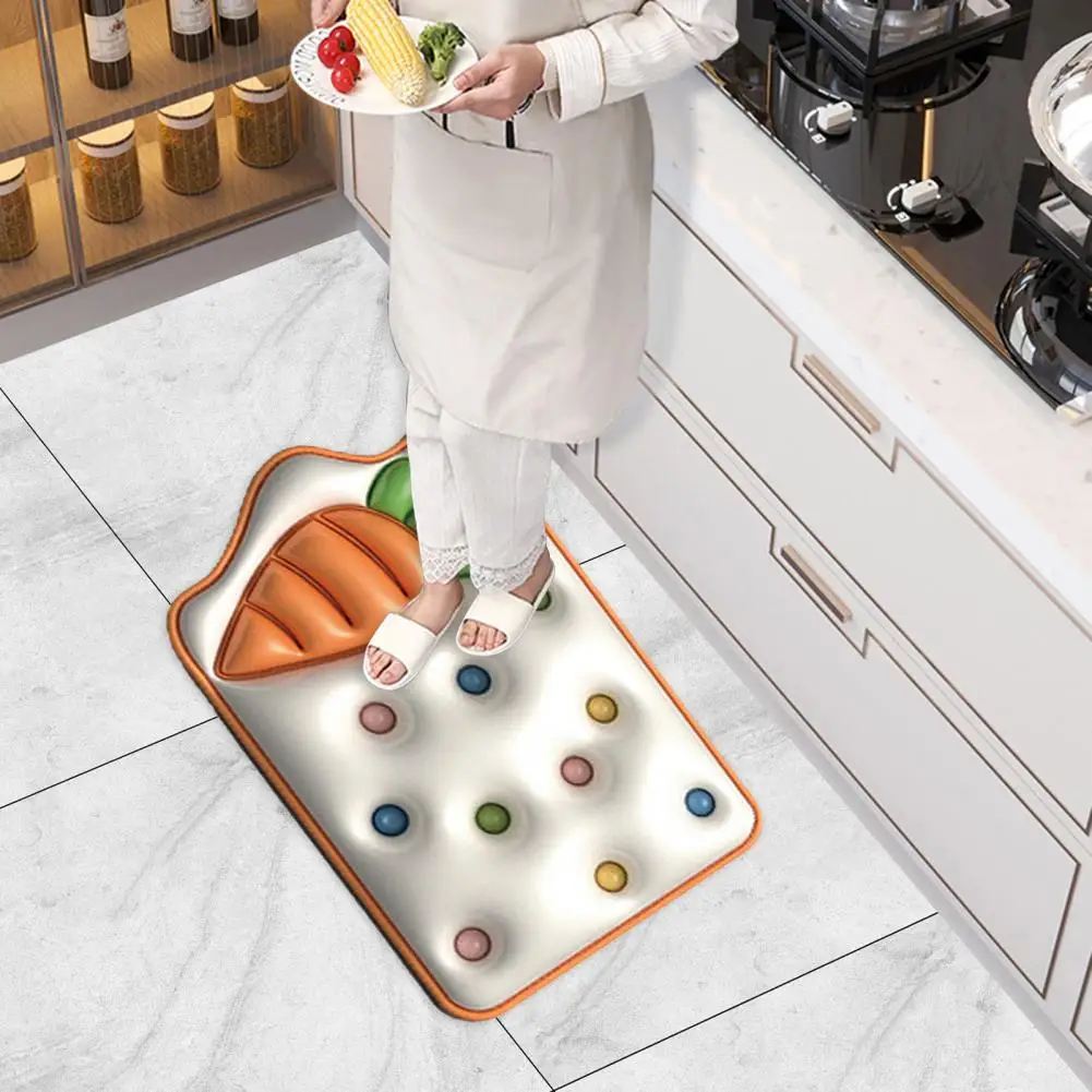 

Floor Carpet Washable Cartoon Doormat Unique Shape Skid-Resistant Area Rug Bathroom Floor Mat Home Supplies