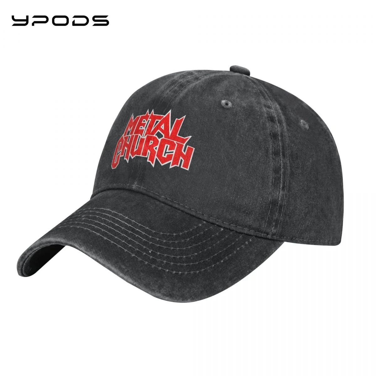 

Metal Church Baseball Caps for Men Women Vintage Washed Cotton Dad Hats Print Snapback Cap Hat