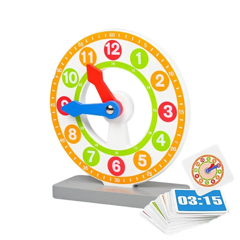 

Toy Clocks For Kids Number Toy Time Clocks Set For Toddler Time And Clocks Learning Enlightenment Learning Toys For Kids Child