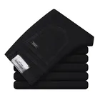 2021 Черные Серые Брендовые джинсовые брюки мужская одежда эластичные узкие джинсы деловые повседневные мужские джинсовые облегающие брюки в классическом стиле