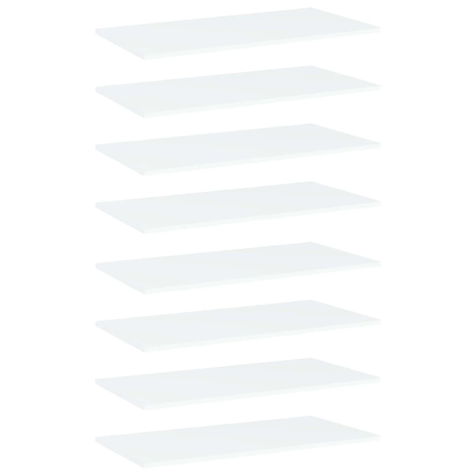 

Bookshelf Boards 8 pcs White 31.5"x15.7"x0.6" Chipboard