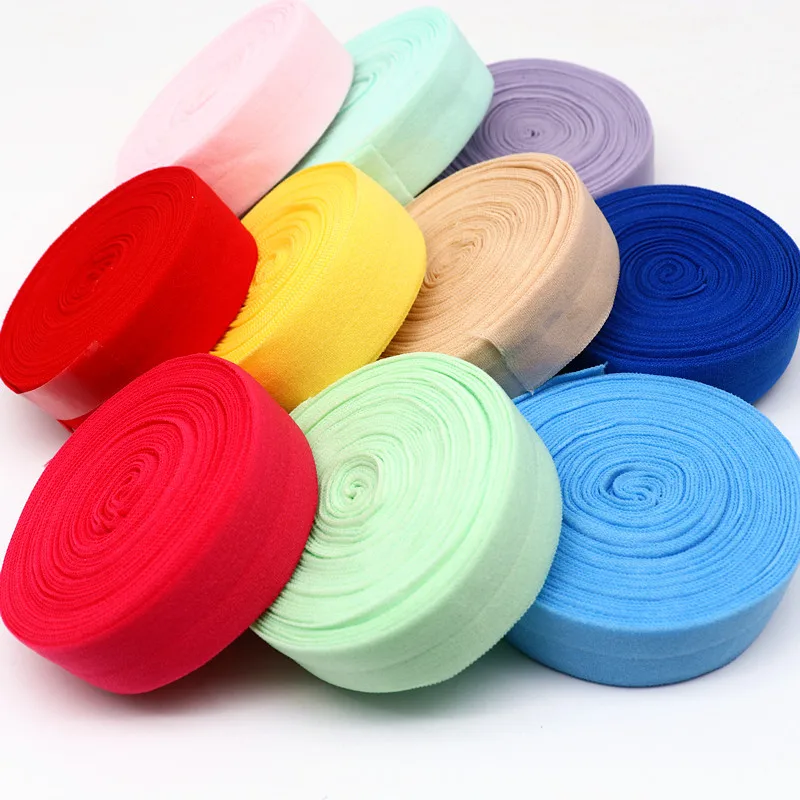 Эластичная лента с цветной окантовкой 2 см 5 м | Резинки