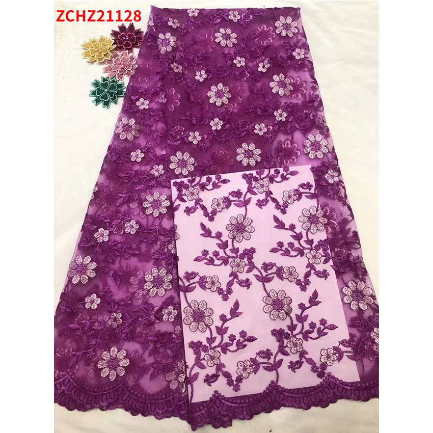 Отличительное Африканское французское Тюлевое Сетчатое кружево Анкара большая