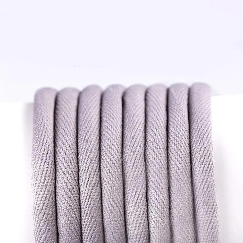 1Pair 120cm Round Solid Shoelaces Top Quality Polyester Shoes Lace Solid Classic Round Shoelace Sneakers Boots Shoes String