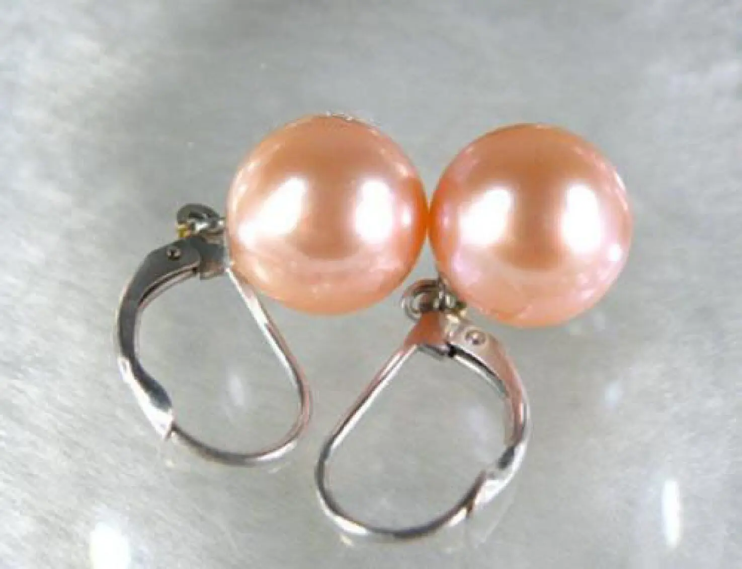 

Серьги-подвески из серебра 925 пробы, белого золота, 7-8 мм, AAA +++, с круглым розовым южноморским жемчугом