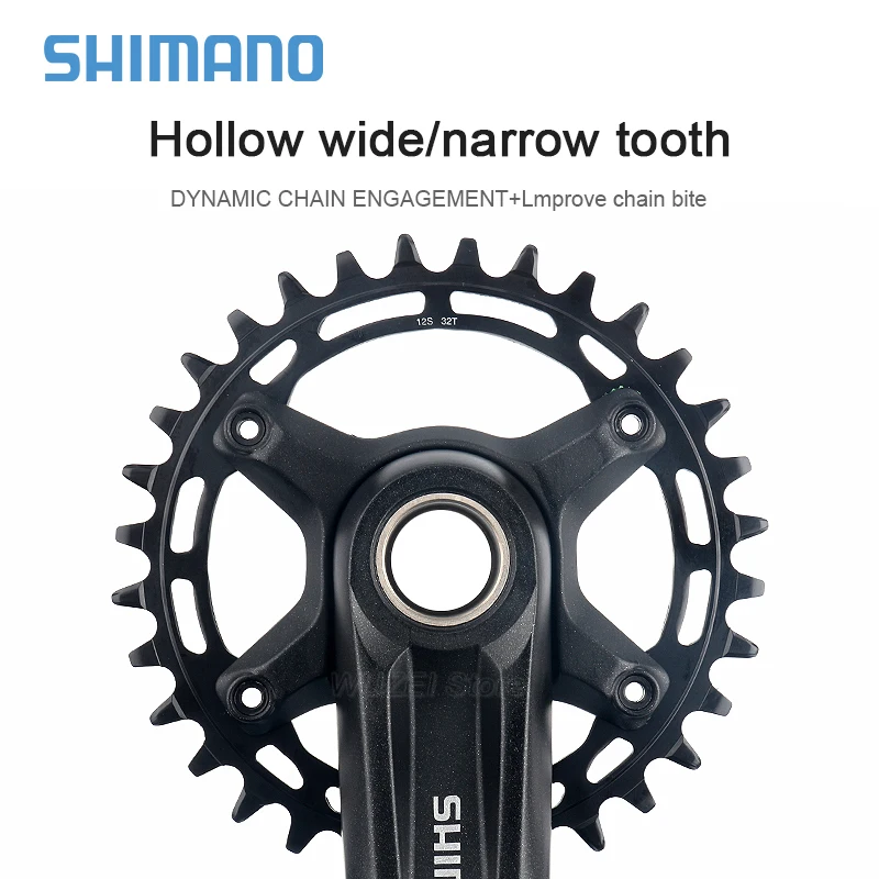Дешево SHIMANO DEORE FC MT510 Кривошип 12S MTB Кривошип 32T 175 мм с BB MT500/MT501/BB52 MT510 SHIMANO 2-PIECE шатун для горного велосипеда
