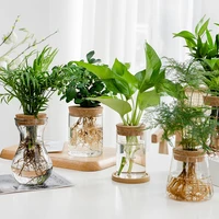 nordic creative glass vase table decoration room decoration flower arrangement container home decoration dried flower vase