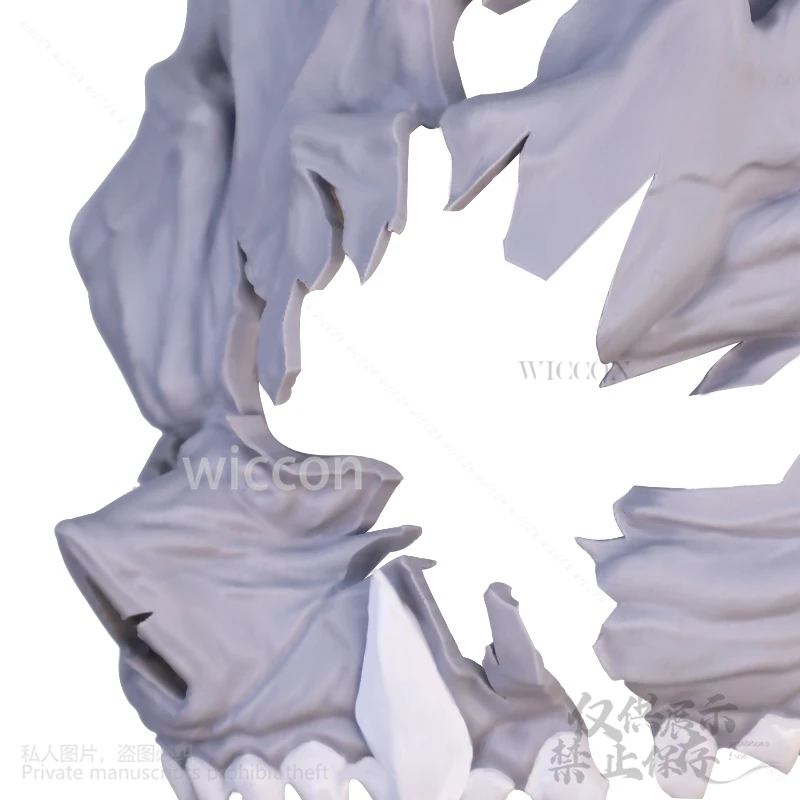 Аниме Kaiju Косплей Кафка Хибино 3D Печатная Маска Костюм Череп Монстр Прапос