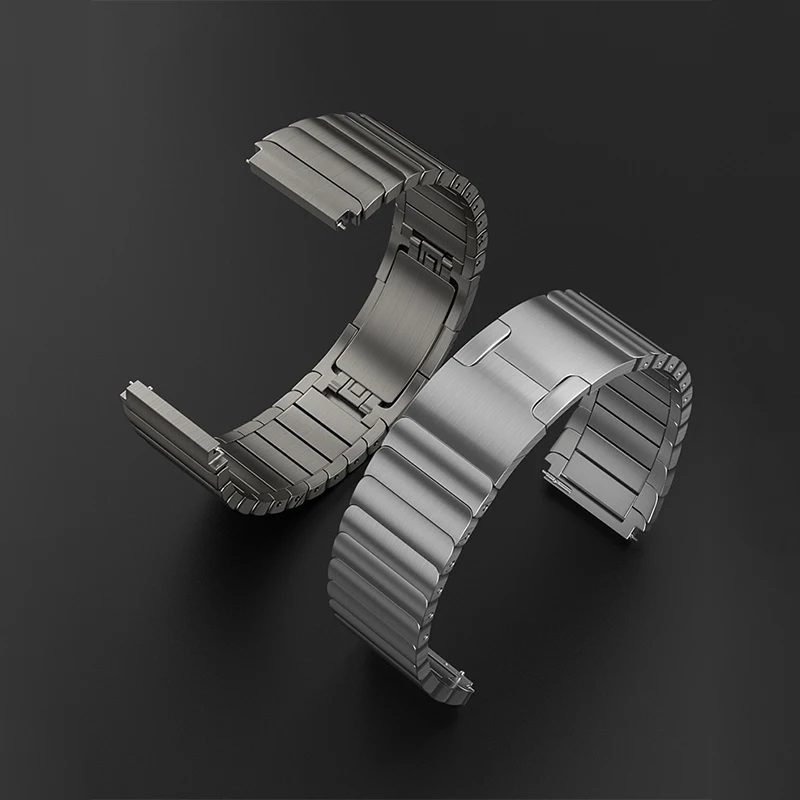 22mm Watch Strap For Samsung Galaxy Watch 3 gear S3 Metal Watch Strap Bracelet For Huawei Watch GT2 Pro Amazfit GTR 2e GT2e GTR3
