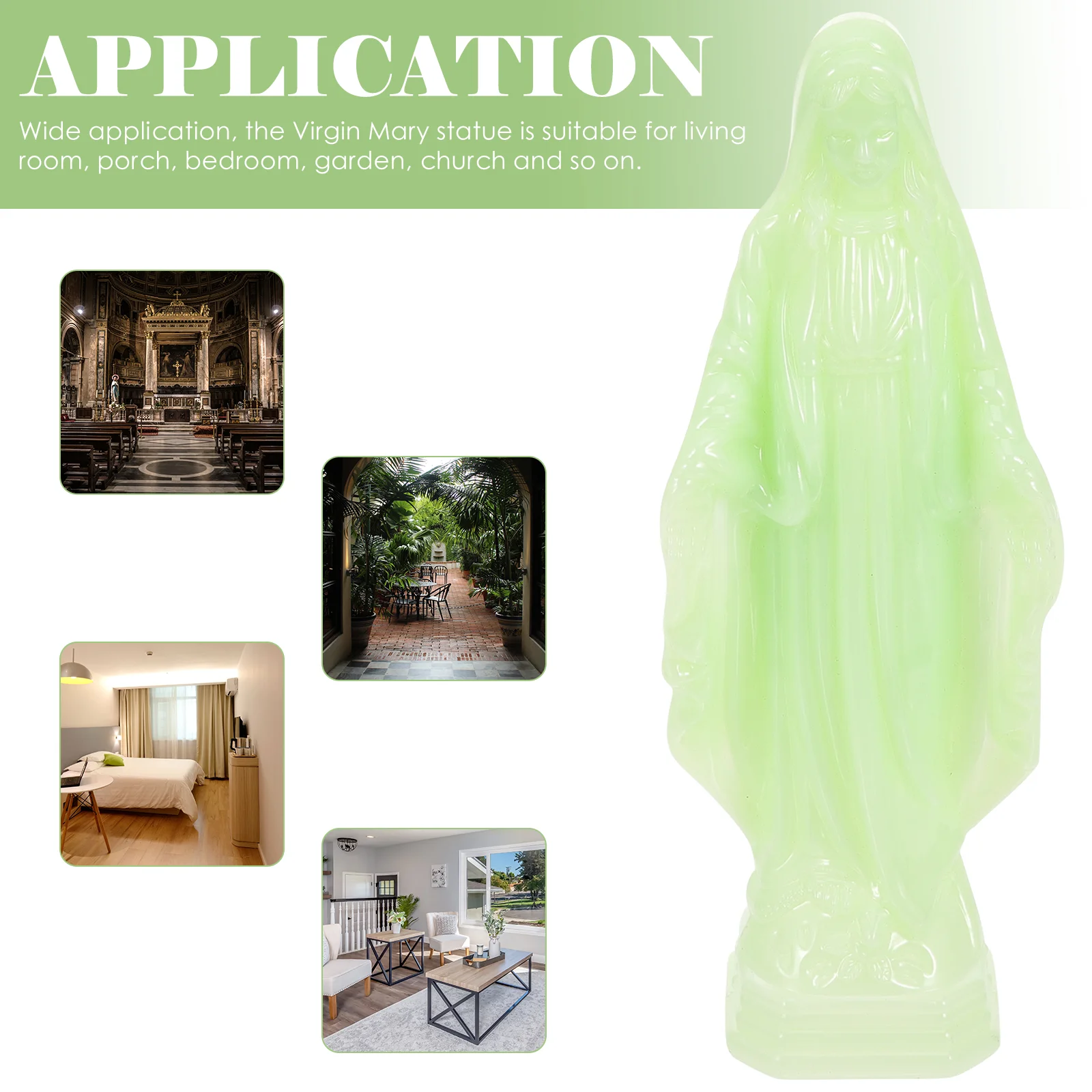 Статуэтки Иисуса Ретро Декор Миниатюрный Дева Мария Настольный Орнамент