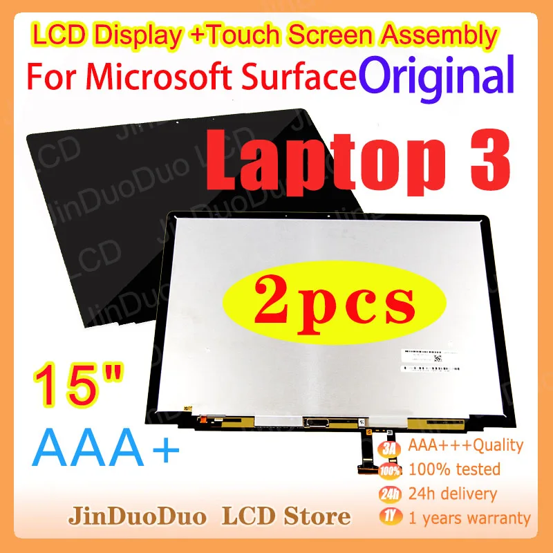 

AAA + 15-дюймовый ЖК-дисплей для Microsoft Surface Laptop 3 Laptop3 15 дюймов 1867 1868 1873 LCD