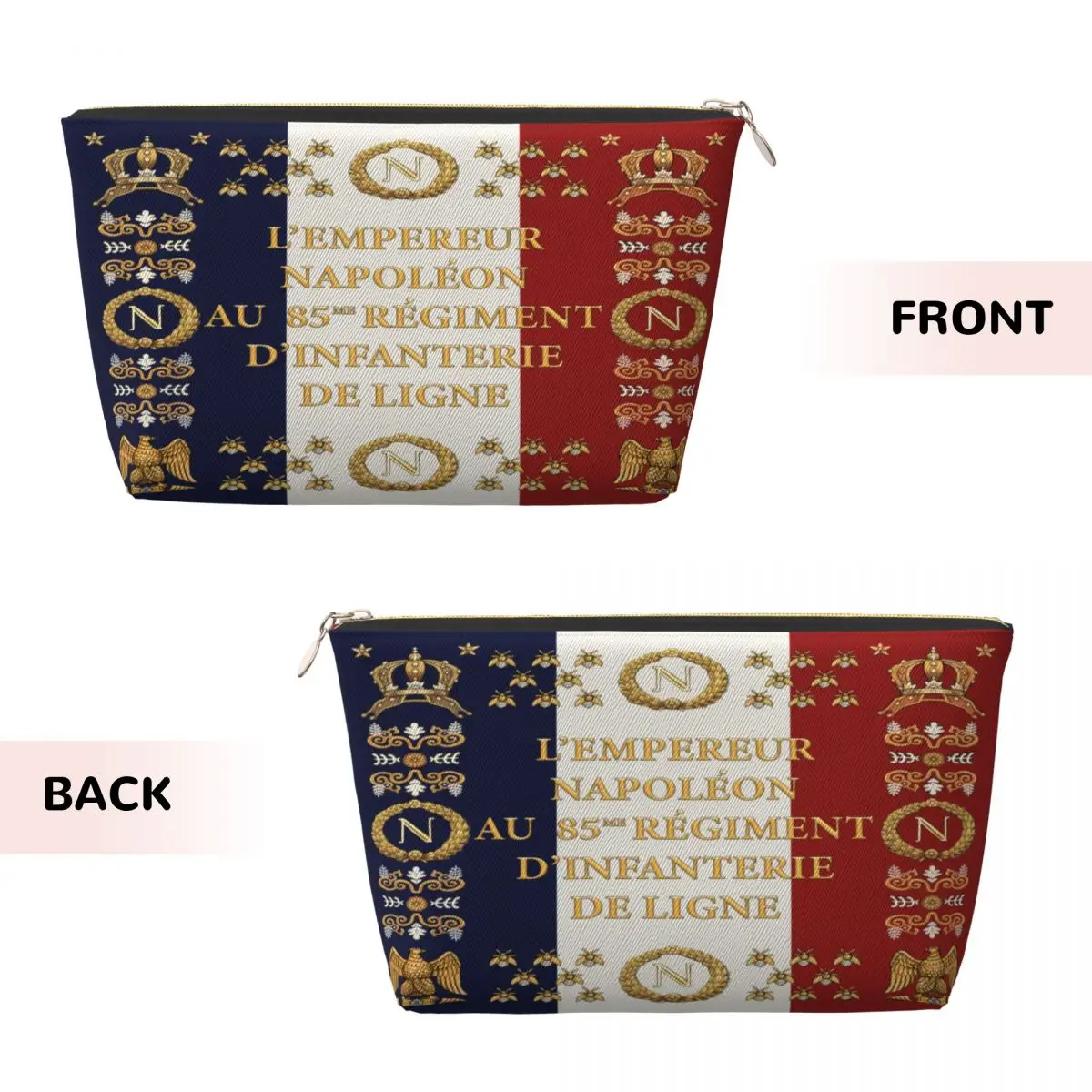 Индивидуальная косметичка с эмблемой Наполеона Бонапарта дорожный