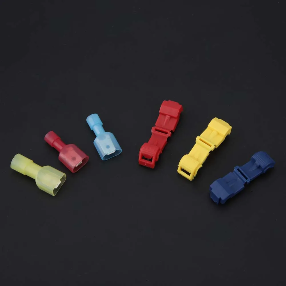240 шт. Набор T Тип быстрого сращивания обжимной клеммный кабель провод аксессуары