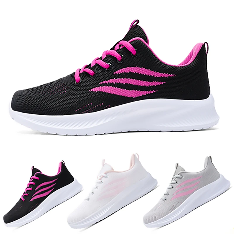 New Casual Sneakers Women's Shockproof Breathable Light Mesh Running Shoes Female Gym Outdoor Jogging Vulcanized Sports Shoes