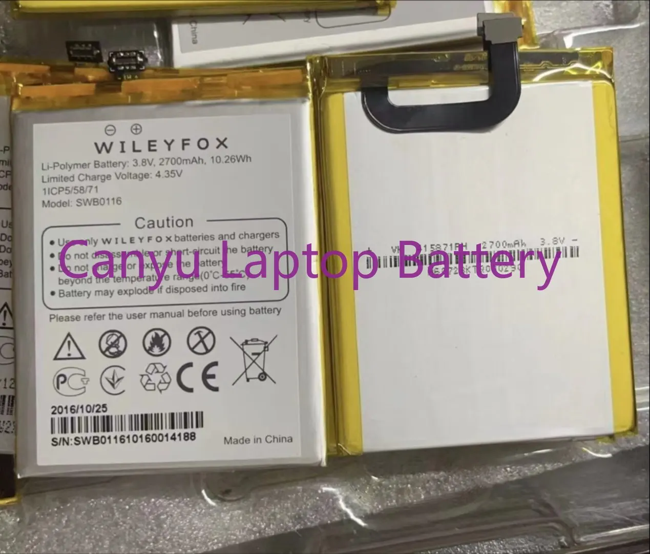 

New Swift 2 2700mAh Battery For Wileyfox Swift 2 Plus SWB0116 Phone +Tracking Number