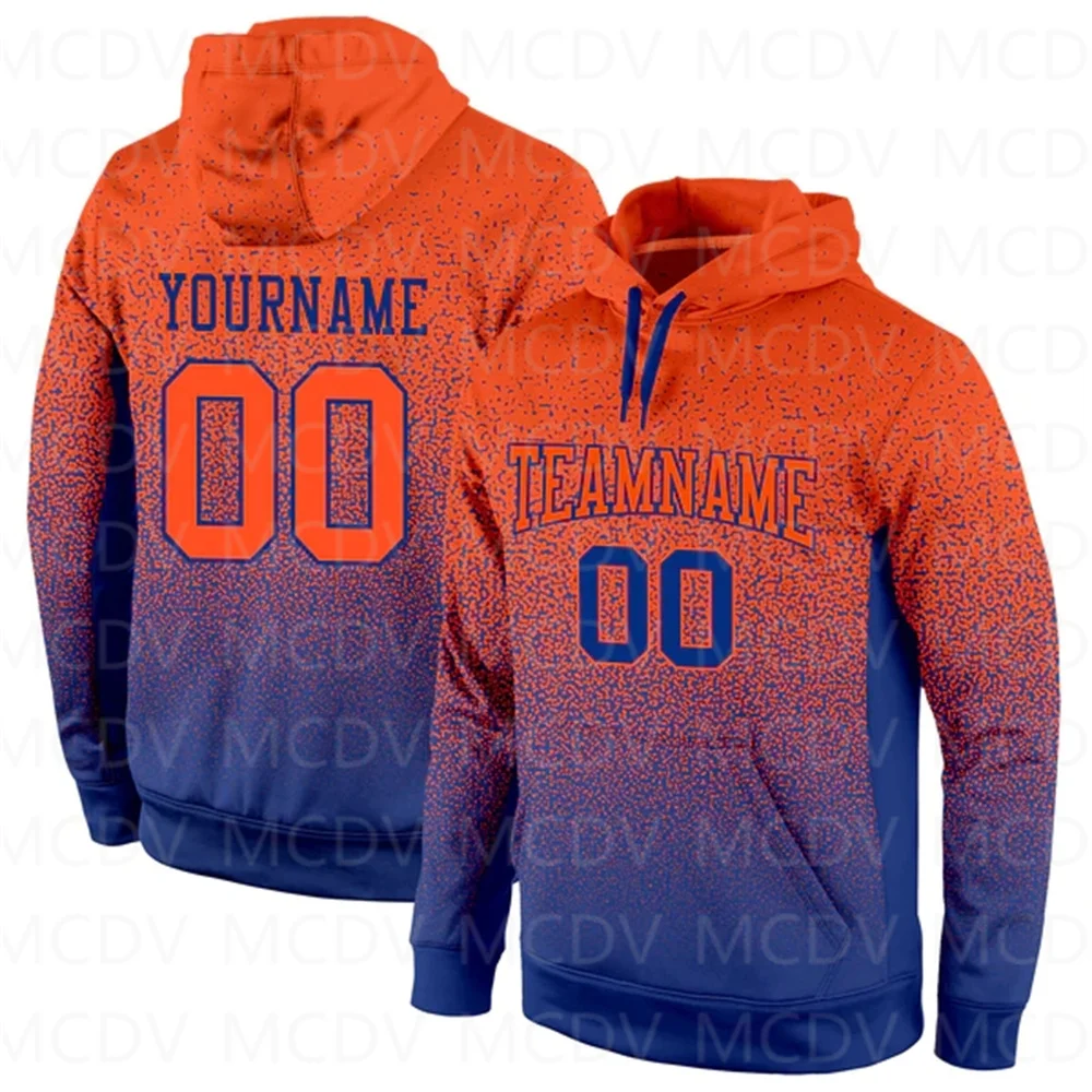 

Royal Orange Fade Fashion Sports Pullover Sweatshirt Hoodie 3D Printed Hoodies Unisex Casual Street Tracksuit