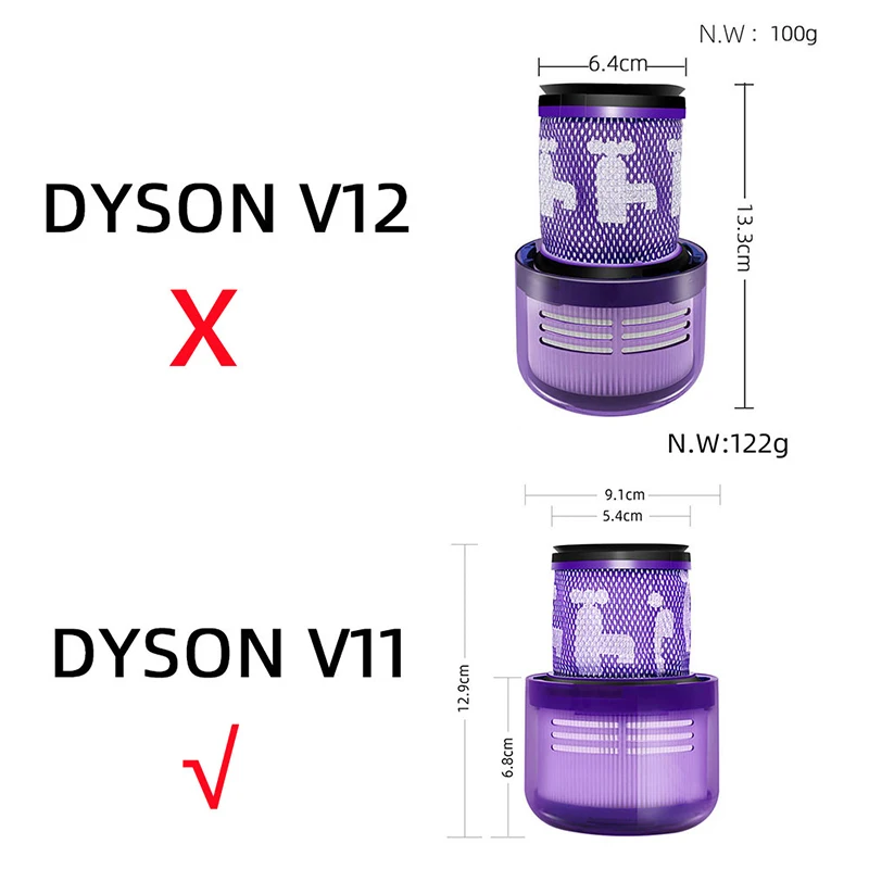 Блок фильтров Hepa для Dyson V11 SV14 V15 циклонный беспроводной пылесос с универсальной