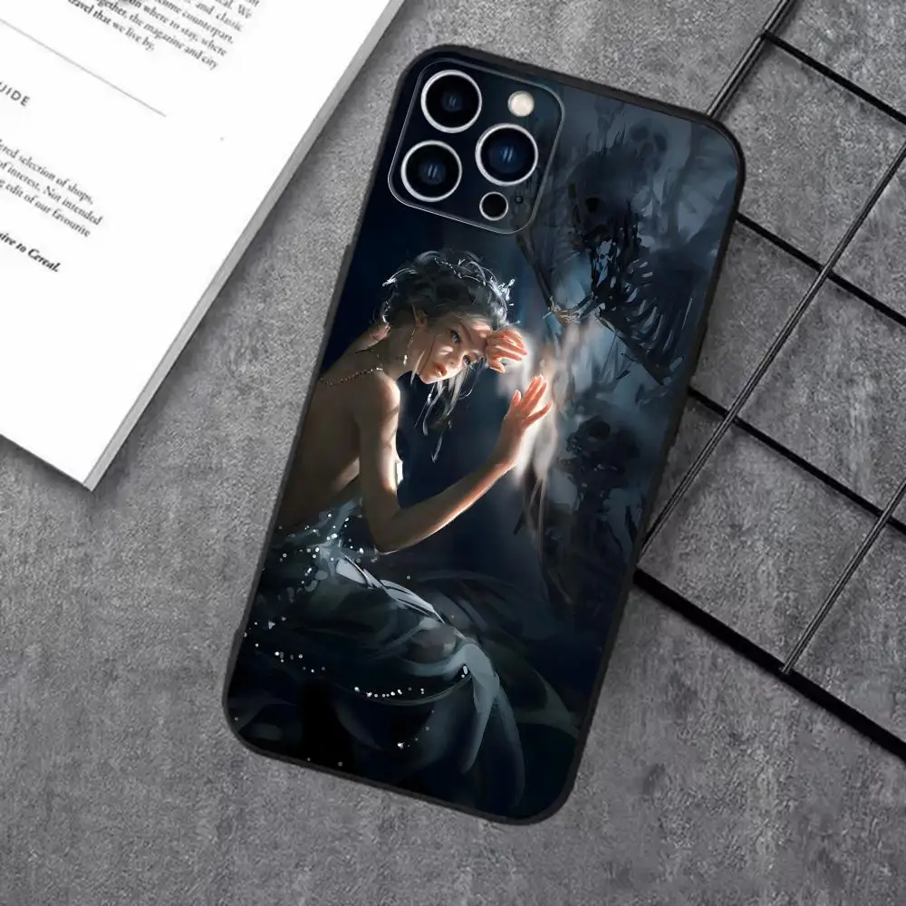 Фото Чехол для телефона wlop для iPhone 17, 16, 16e, 15, 14, 13, 12, 11 Plus, Mini, Ghostblade Pro Max, мягкий, черный, противоударный №5