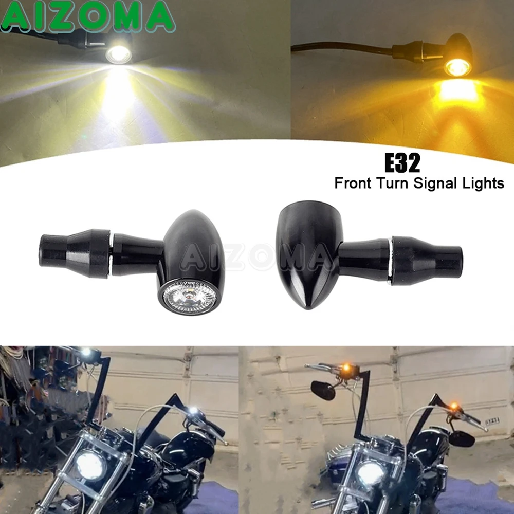 

Универсальный светодиодный мини-сигнал поворота для мотоцикла, 8 мм, для чоппера, поплавка, кафе, Racer, желтая лампа-указатель поворота, индикаторы белого света