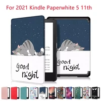 new slim case for kindle paperwhite 5 6 8 inch pu leather cover for kindle paperwhite 11th generation 2021