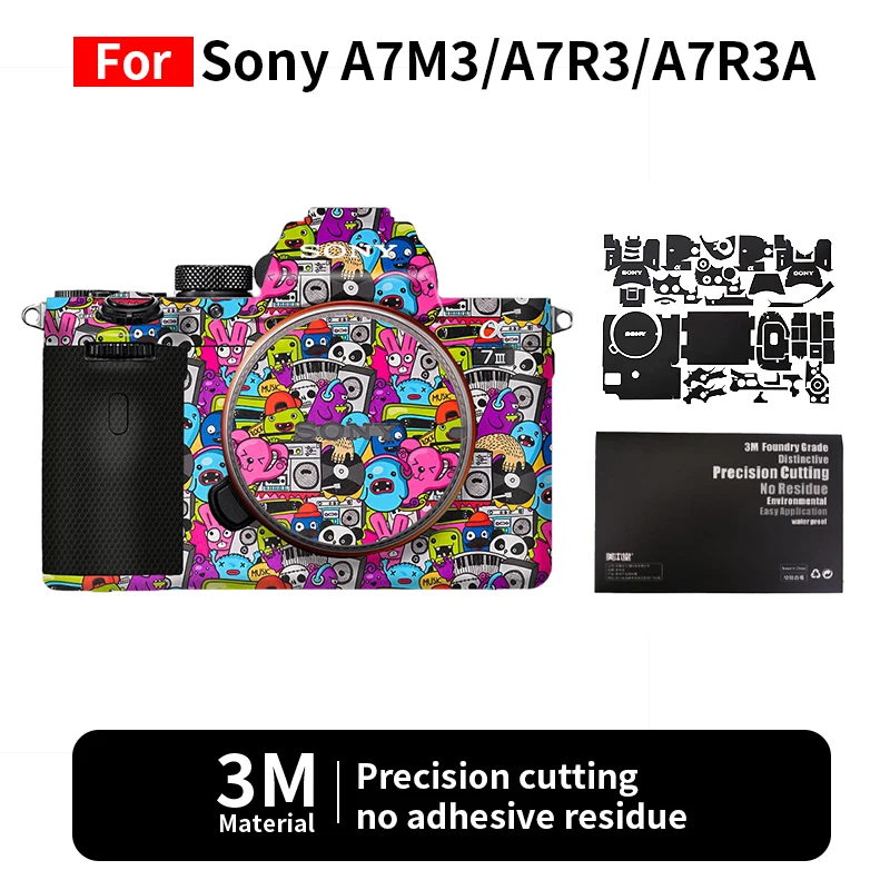 Фото Mebont для Sony a7iii кожа Sony a7m3 a7r3 a7r3a наклейка для камеры защитная пленка полная защита без остатков №1