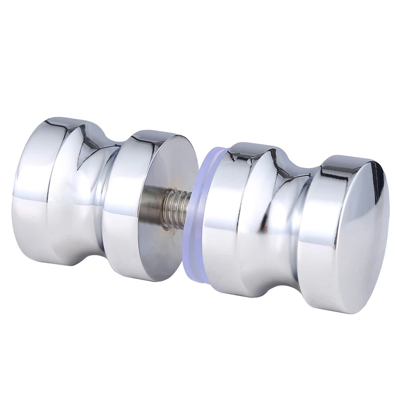 

2022 Stainless Steel Back-To-Back Glass Door Knob Puller Push Bathroom Shower Handle 3 Types High Quality Durable Home Products