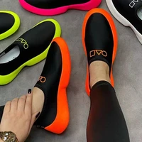 2022 summer platform sneakers women orange character casual shoes plus size women shoes 43 shoes for women sneakers slip on