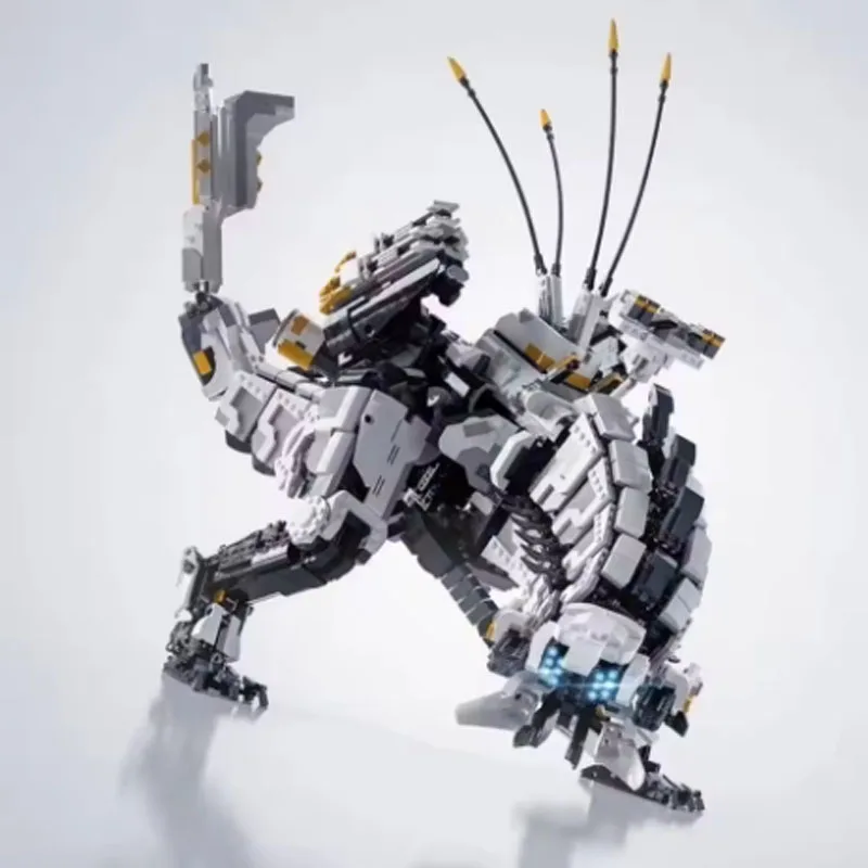 В наличии MOC Horizons Dawn Game Claw Monster с длинной шеей Mecha Beast Tooth Строительные блоки Механические кирпичи-жирафы Monster (art.: 3920d32c415ff) - 3920d32c415ff