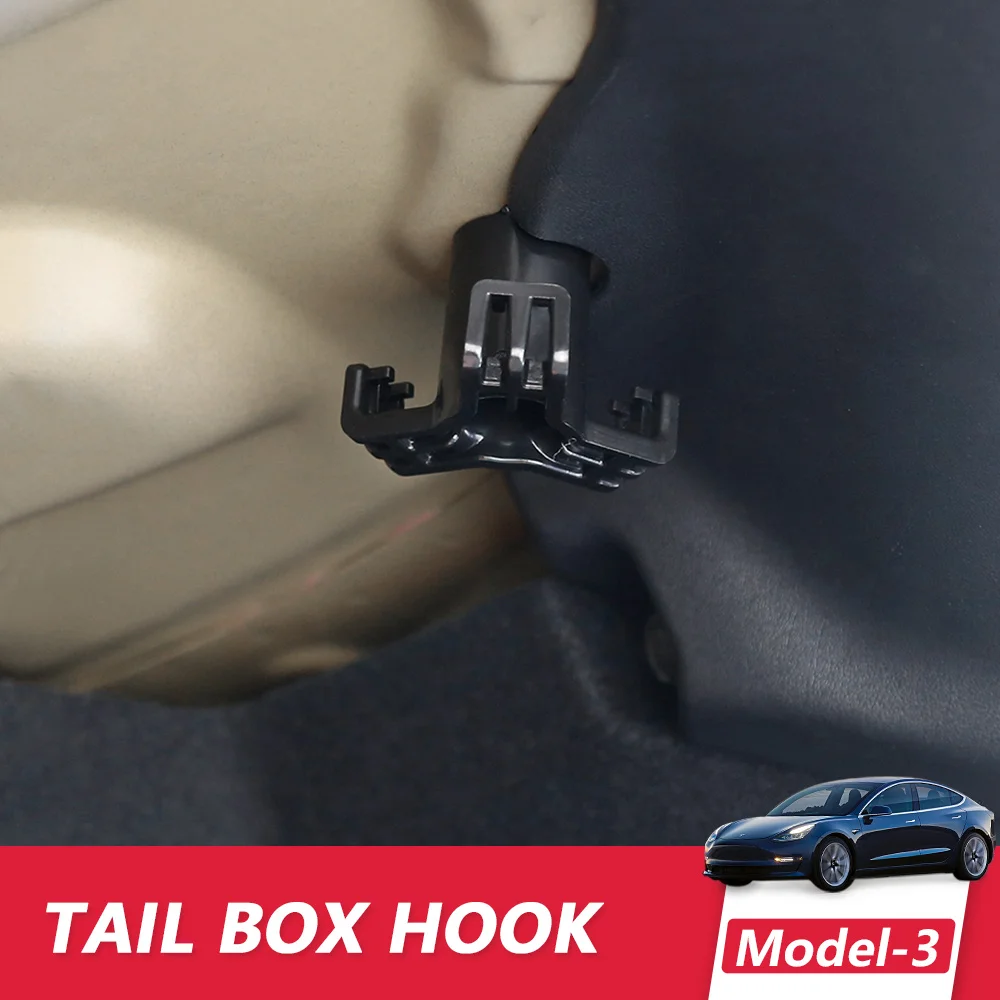 

2 шт., автомобильные аксессуары, подвеска-Крючок для чемодана Tesla Model 3 2017-2021