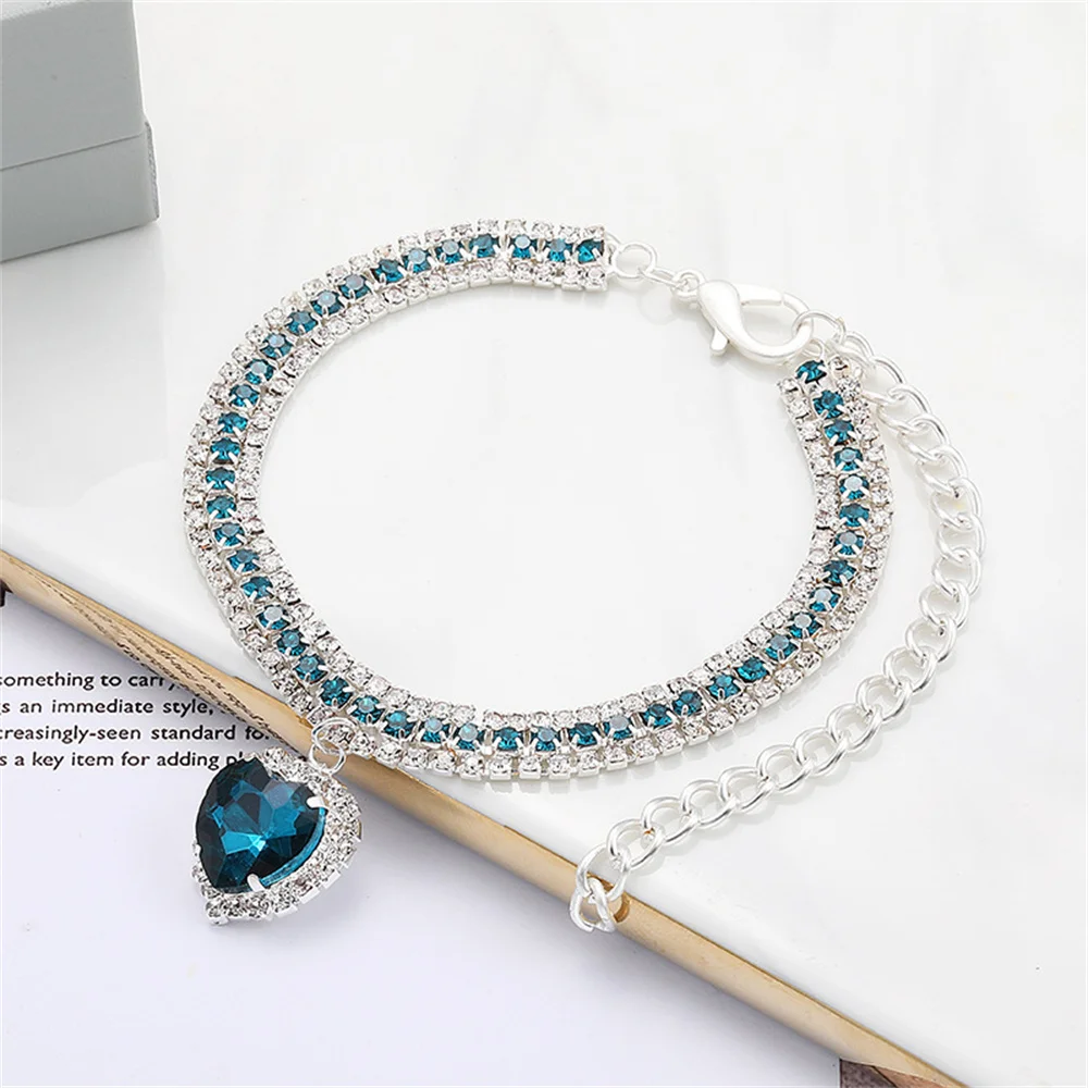 

Love Pendant Luxury Pet Collar Love Crystal Pet Collar Jewelry Cute Cat Dog Collar Love Pendant Pet Supplies Pet Collar