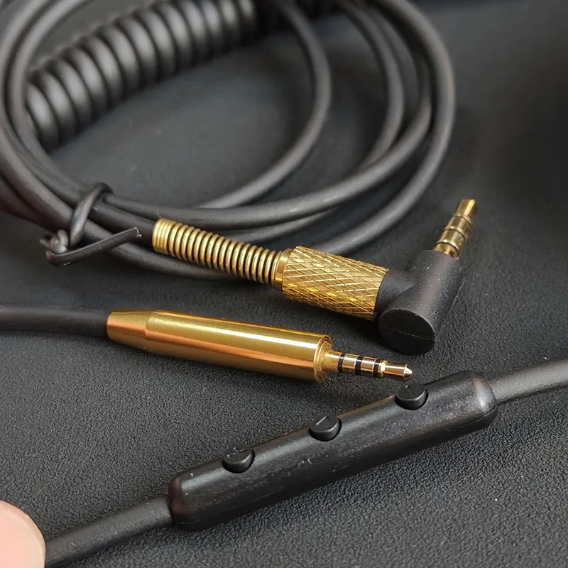 Фото Запасной аудиокабель 2,5 мм на 3,5 мм для наушников Bose QC Ultra QC45 QC35 QC25 NC700 OE2 AE2, AUX-кабель №2