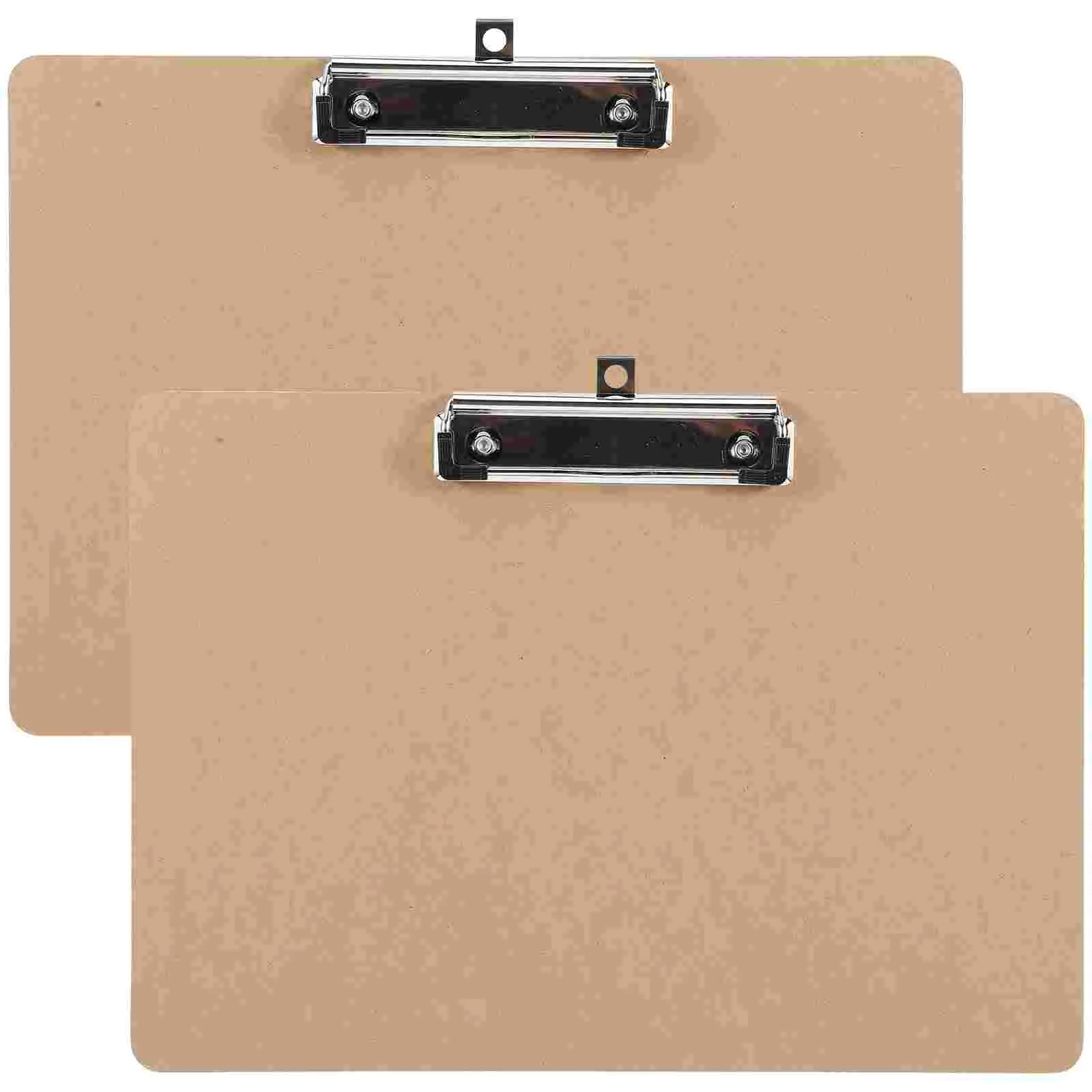 

2 Pcs Writing Clipboard File Folders Memo Clipboards Sketchpad Portable Drawing Boards Artists