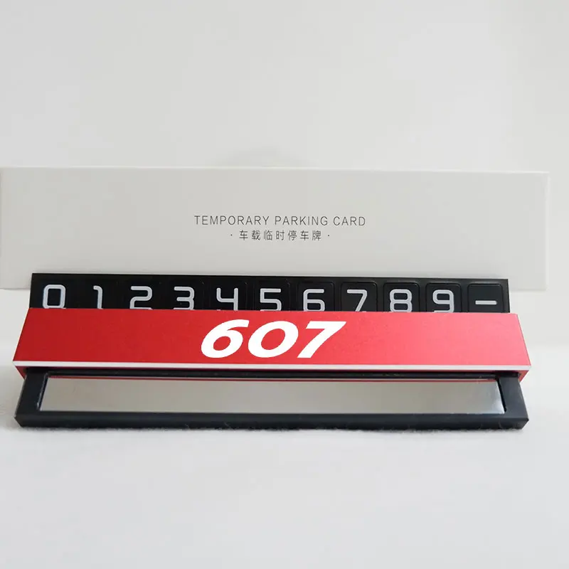 

Car-Styling Parking Plate For Peugeot 607 Car Phone Number Card For Peugeot 106 206 207 301 307 308 406 407 408 508 4008 5008