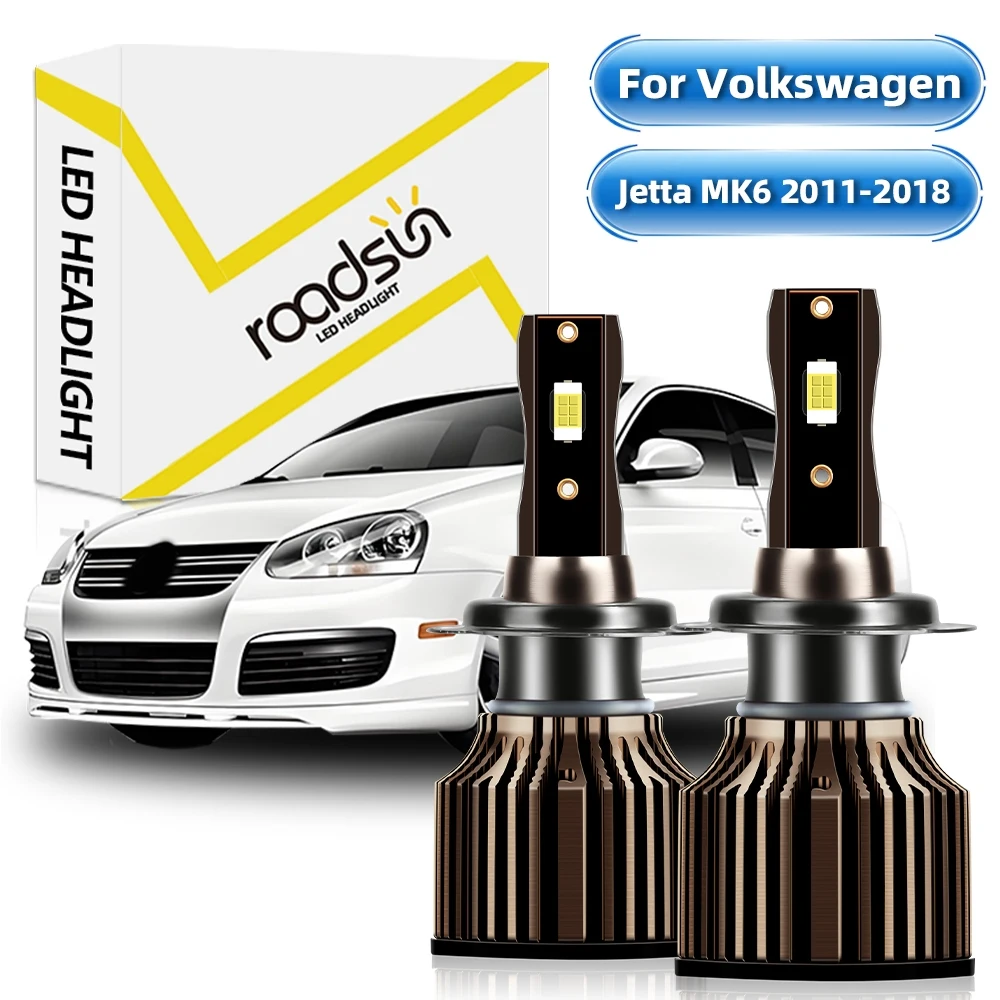 [Для Volkswagen Jetta MK6 2011-2018 】светодиодные лампы для автомобильных фар H7