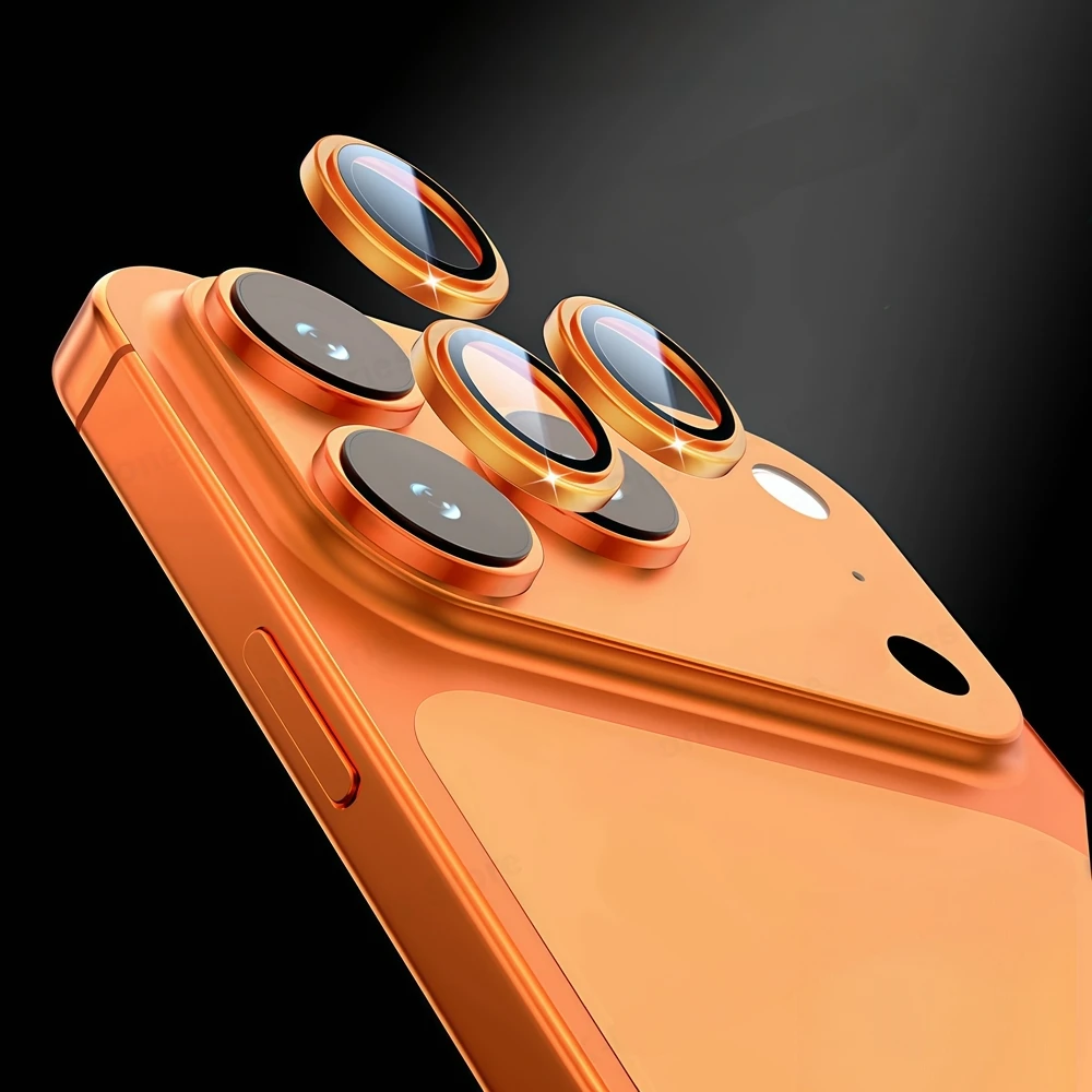 Металлическая стеклянная защита для камеры iPhone 17 Pro Max, Air 15, 16 ProMax, кольцевое закаленное стекло для объектива iPhone 14 ProMax, чехол для объектива (art.: 3920d1da296c8) - 3920d1da296c8