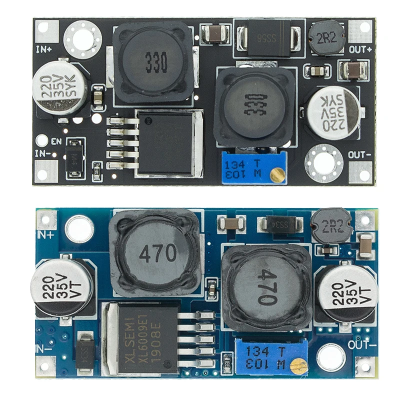 

XL6009 XL6019 (обновление XL6009) автоматический понижающий Регулируемый Модуль питания постоянного тока 20 Вт 5-32 В до 1,3-35 в