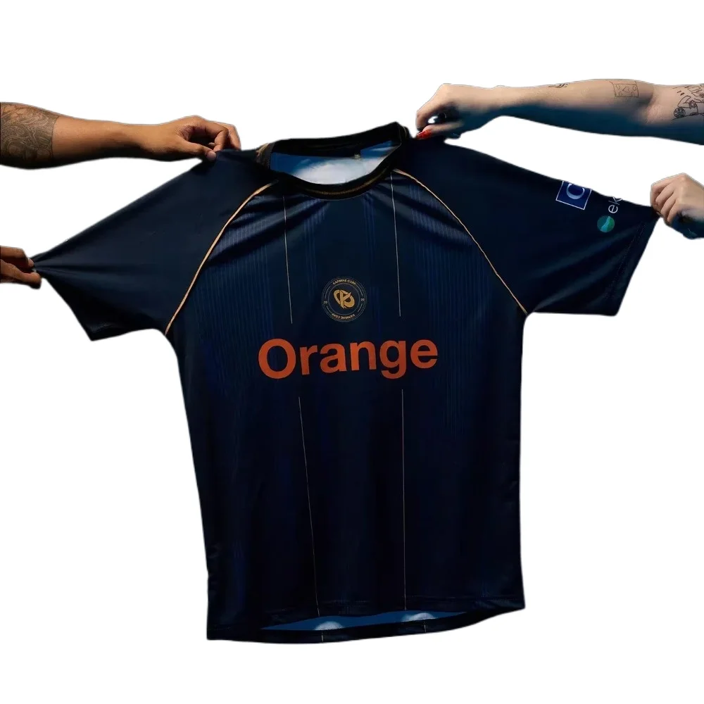 Футболка KCORP French Professional Esports Team Clothing с 3D-принтом и настраиваемым идентификатором